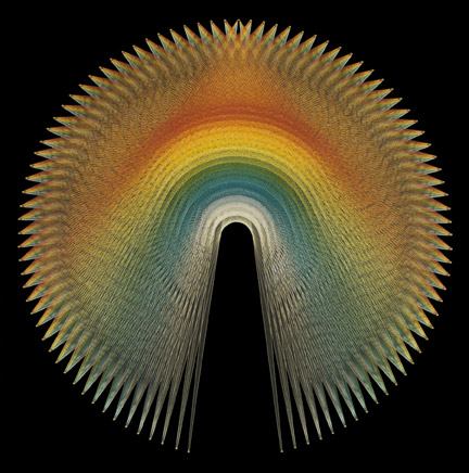 String Art Rainbow String Mandala