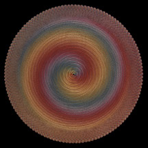 Spiral #1 String Mandala String Art